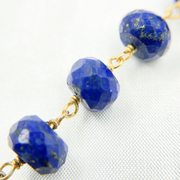 Lapis Lazuli Oxidized Wire Chains